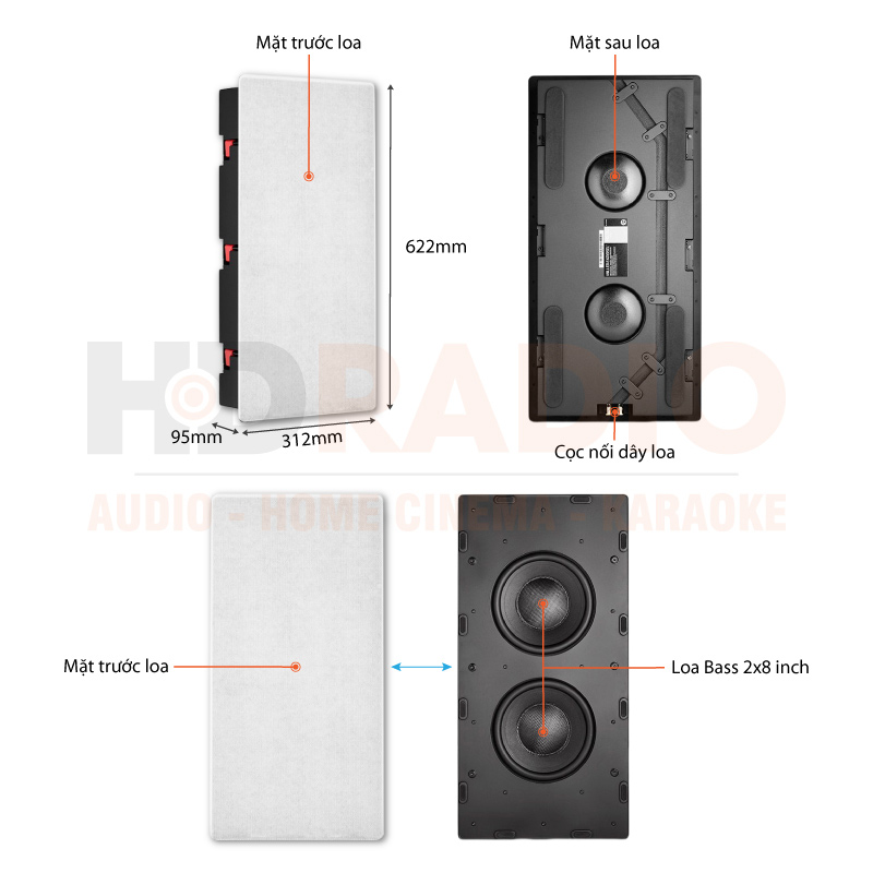 Chú thích Loa MK Sound IW-28S Chú thích Loa MK Sound IW-28S